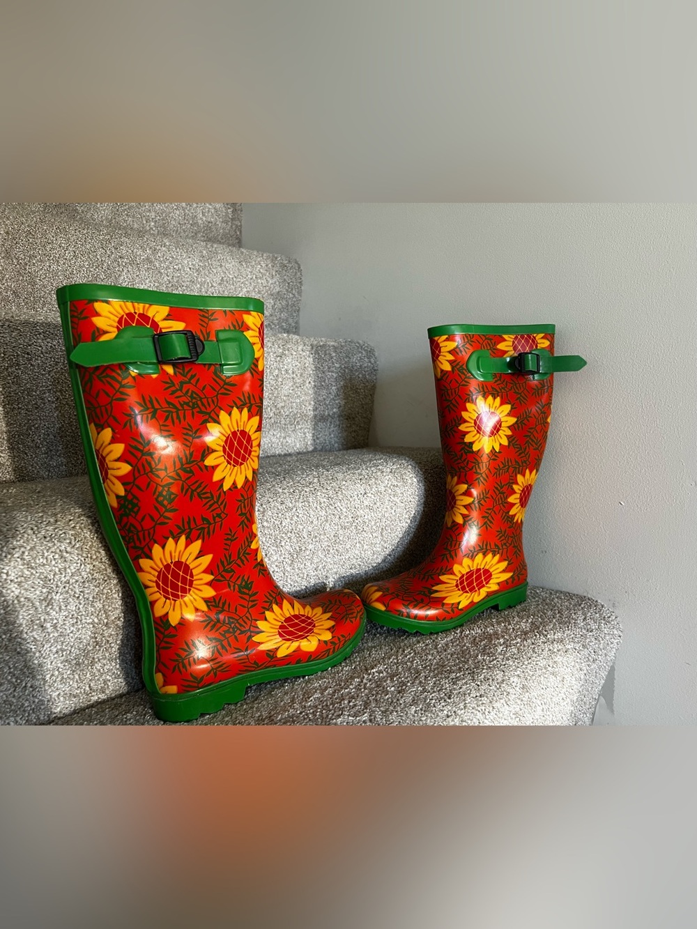 Sunflower Rain Boots